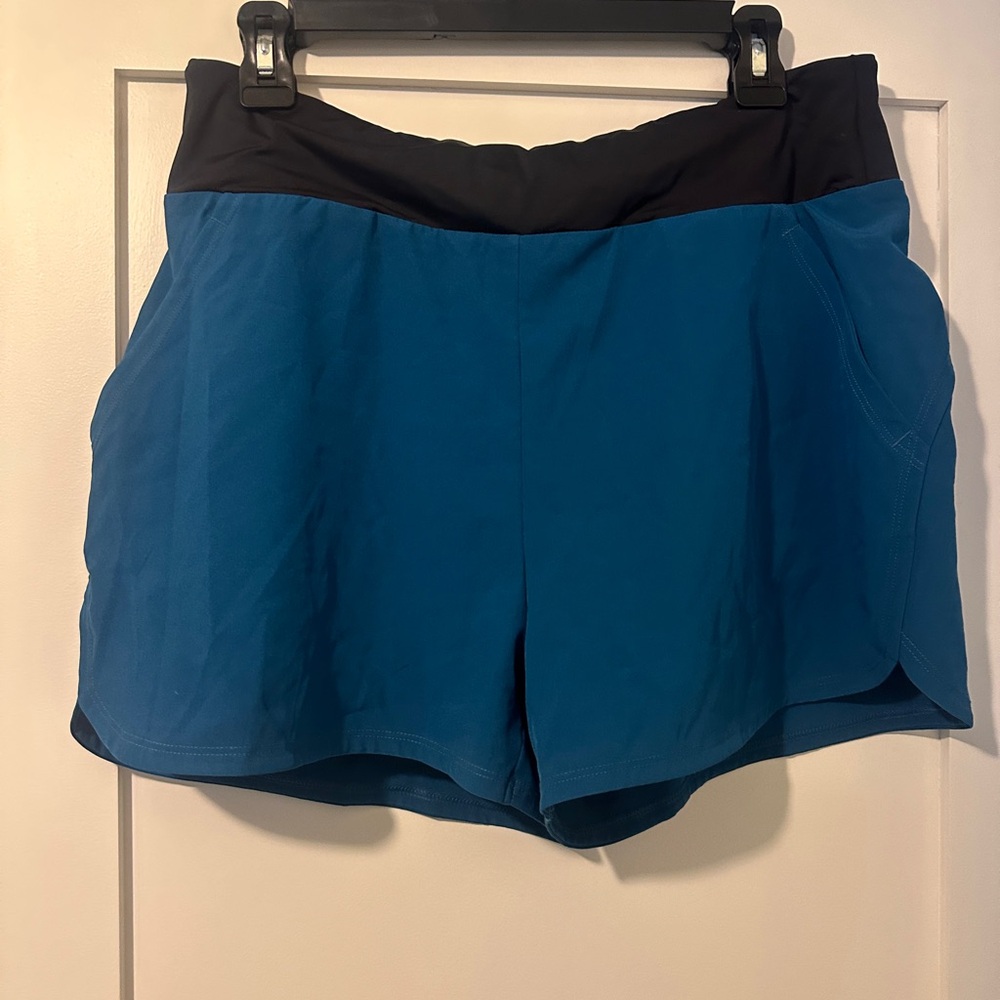 Alaskan Hardgear Black and Teal board shorts